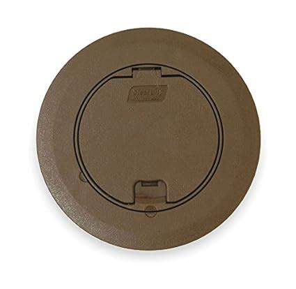 amazon brown plastic electrical box|Floor Box Cover, Round, 6 in., Brown .